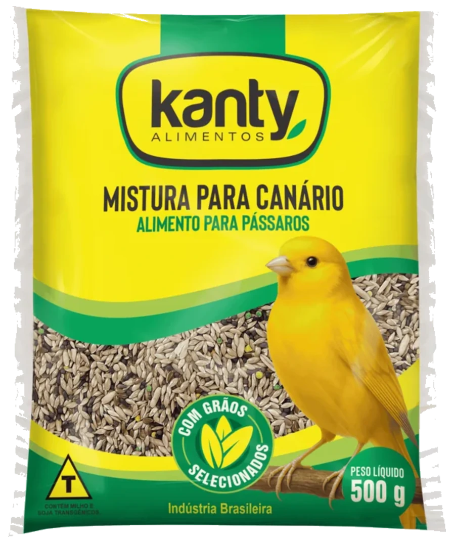 Embalagem Mistura para canário · 500 g da Kanty