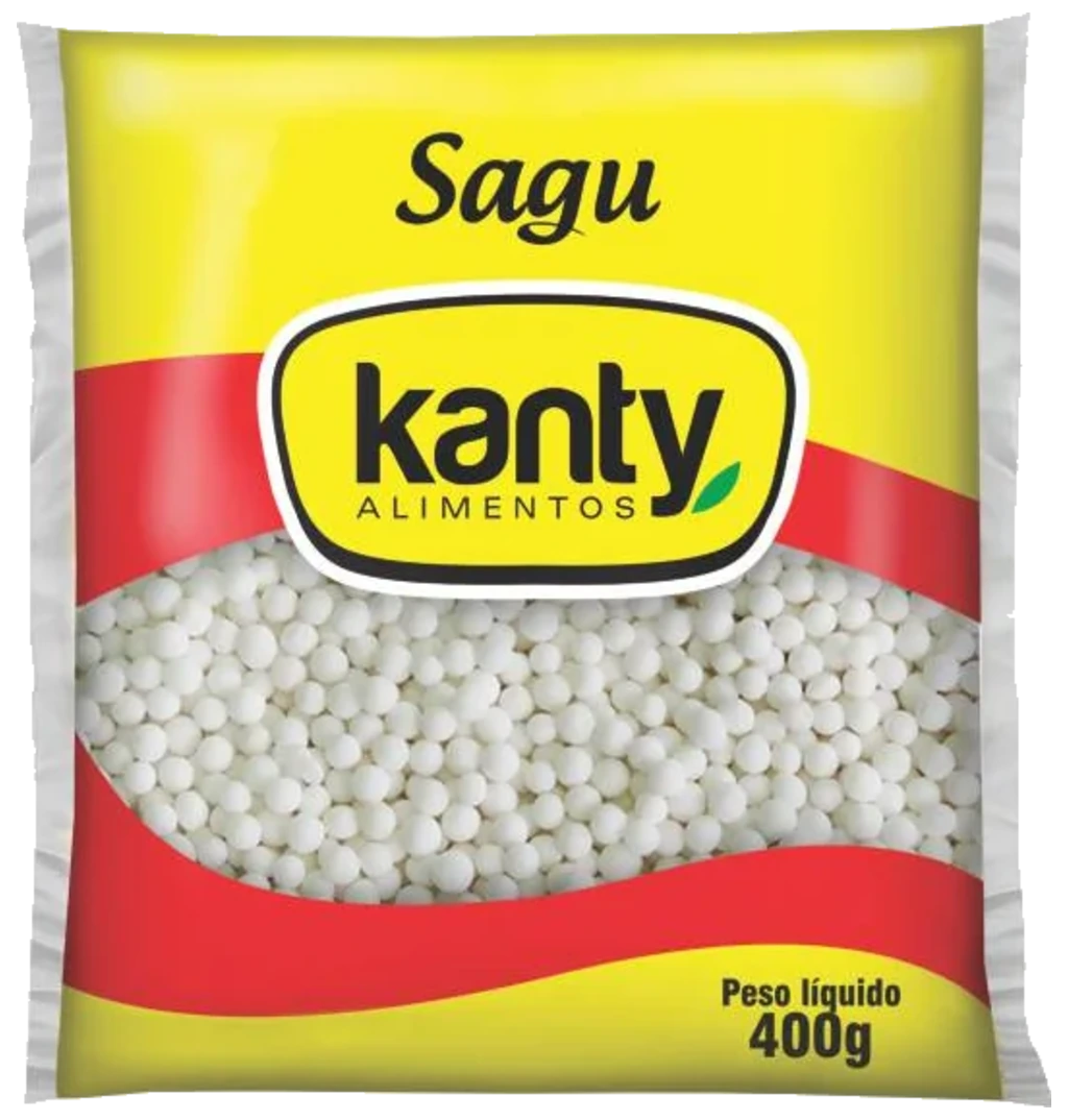 Embalagem Sagu · 400 g da Kanty