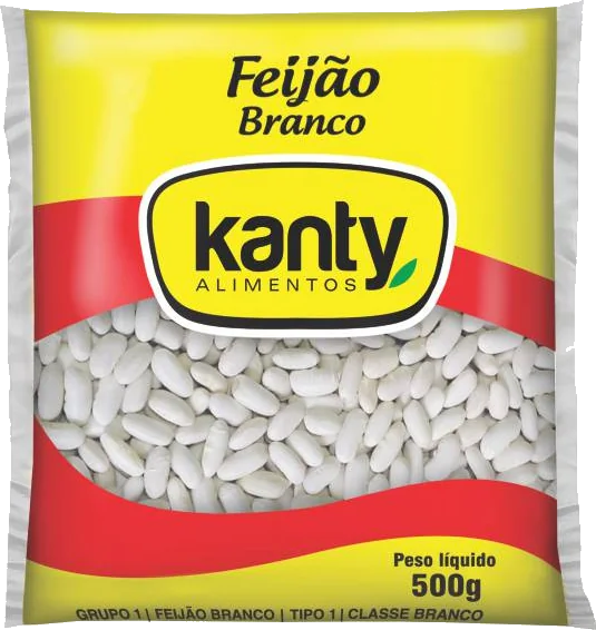Embalagem Feijão Branco 500g Kanty