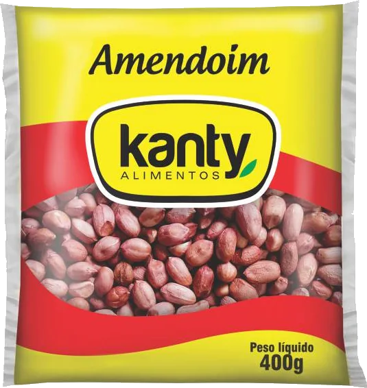 Embalagem Amendoim Branco 400g Kanty