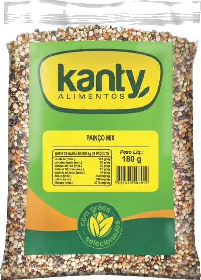Embalagem Painço Mix 180g Kanty