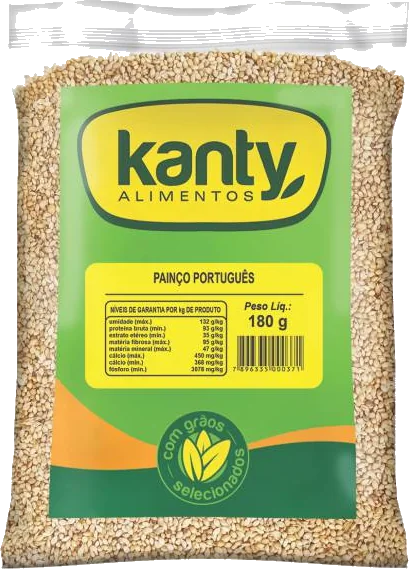 Embalagem Painço Portugues 180g Kanty