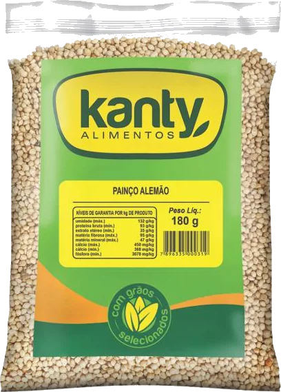 Embalagem Painço Alemão 180g Kanty