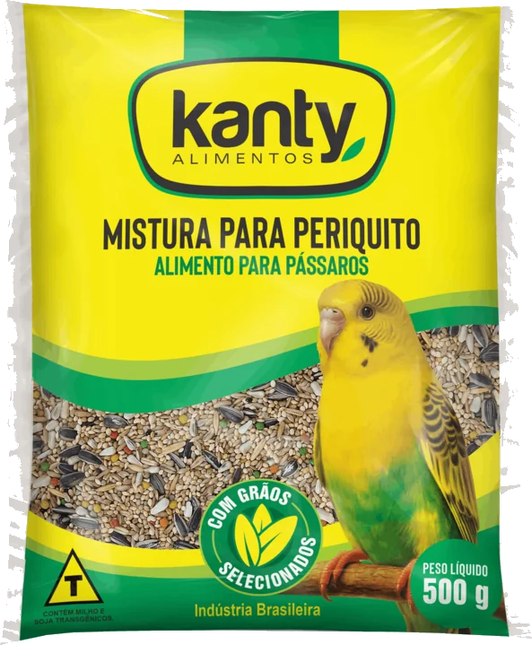 Embalagem Mistura para Periquito 500g Kanty