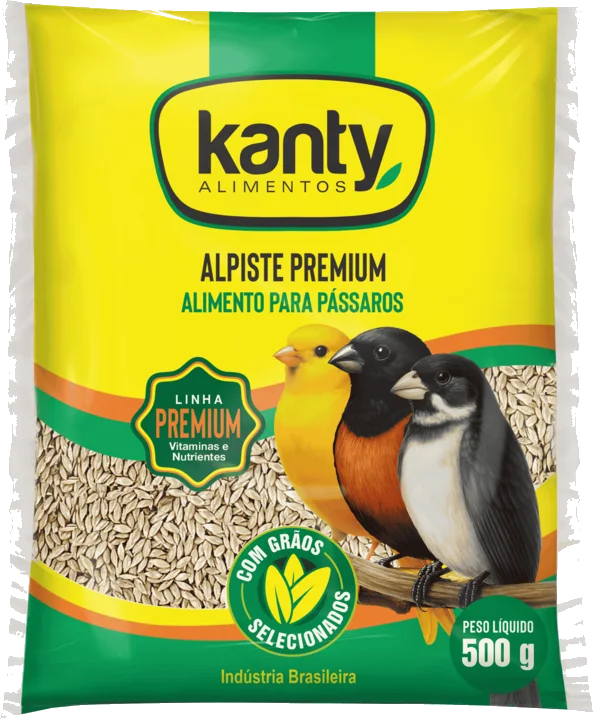 Embalagem Alpiste Premium 500g Kanty