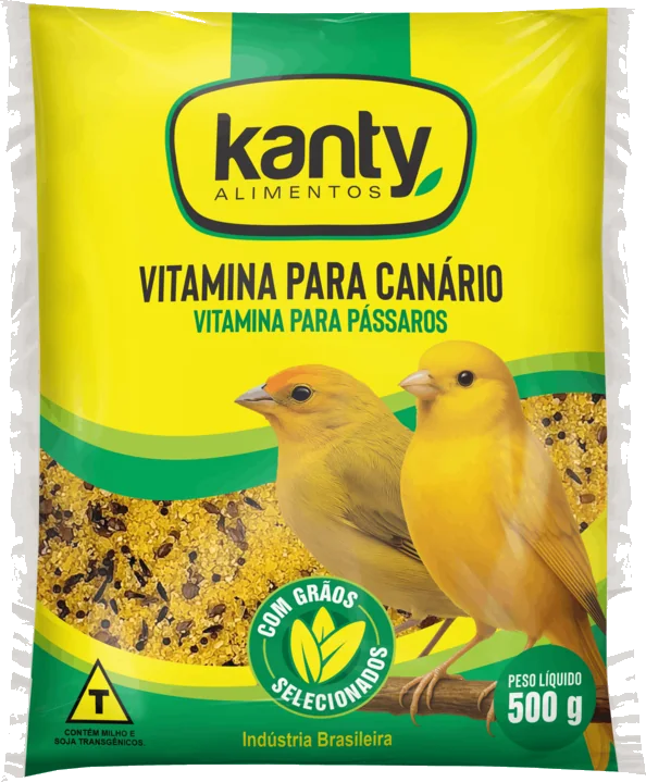 Embalagem Vitamina para Canário 500g Kanty