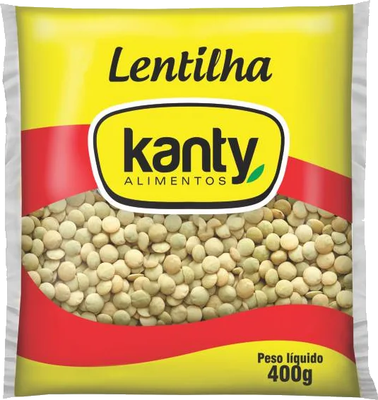 Embalagem Lentilha 400g Kanty