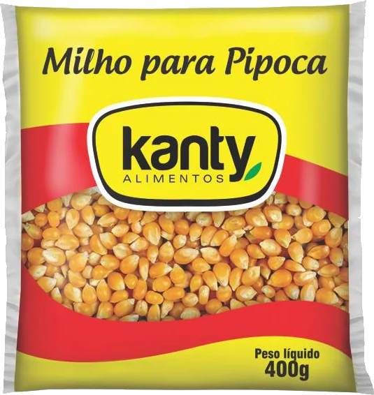 Embalagem Milho para Pipoca 400g Kanty