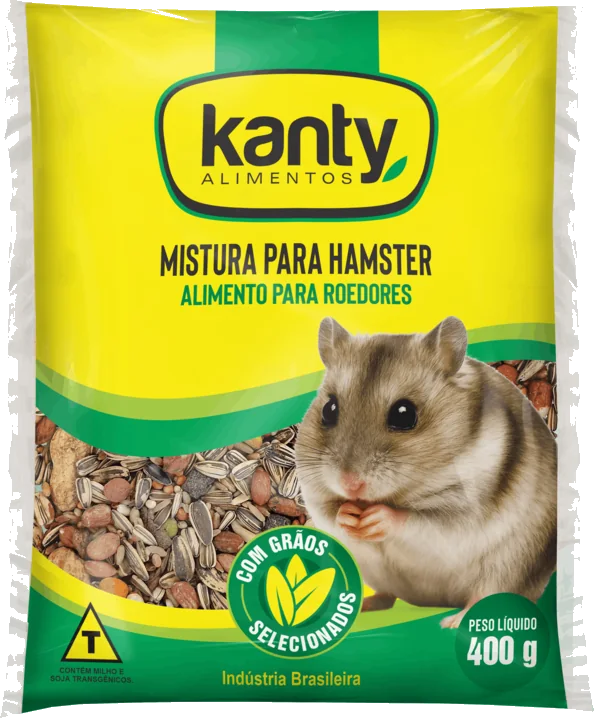 Embalagem Mistura para Hamster 400g Kanty
