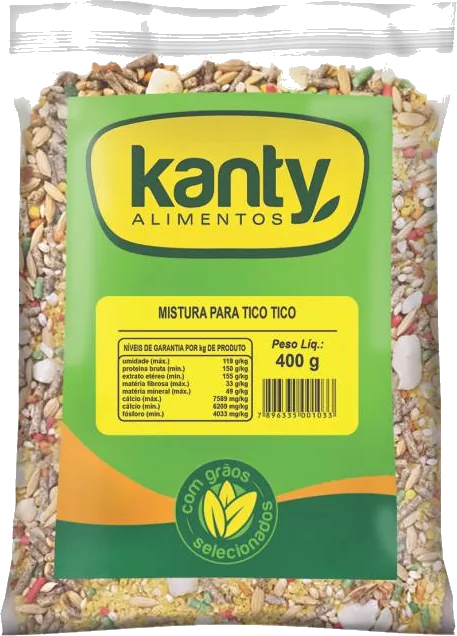 Embalagem Mistura para Tico Tico 400g Kanty