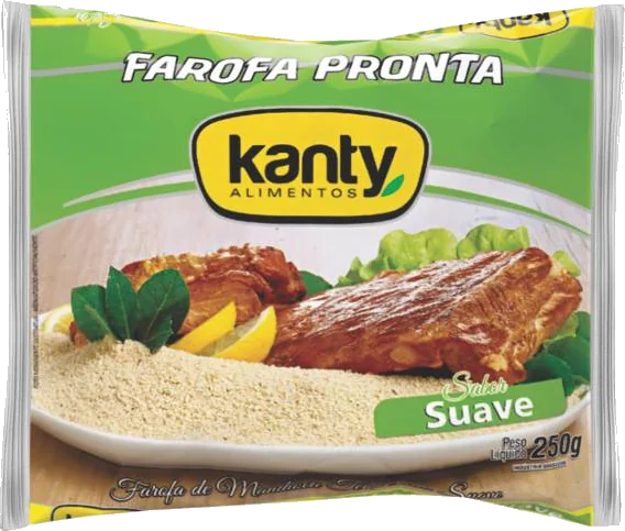 Embalagem Farofa Pronta Suave 250g Kanty