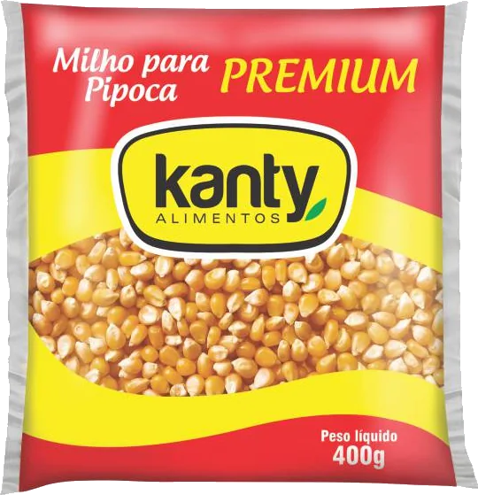 Embalagem Milho para Pipoca Premium 400g Kanty
