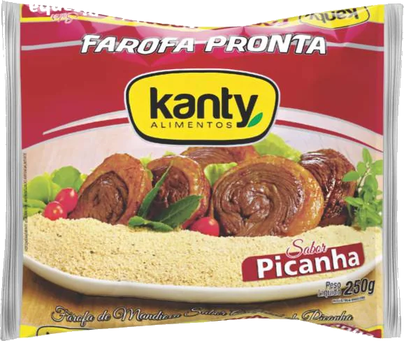 Embalagem Farofa Pronta Picanha 250g Kanty