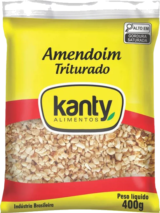 Embalagem Amendoim Triturado 400g Kanty