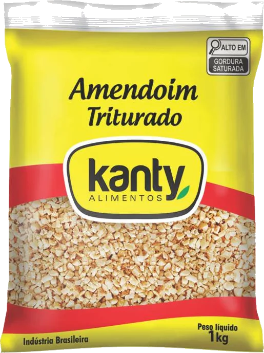 Embalagem Amendoim Triturado 1kg Kanty